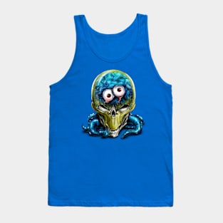 alien skull with tentacles Tank Top